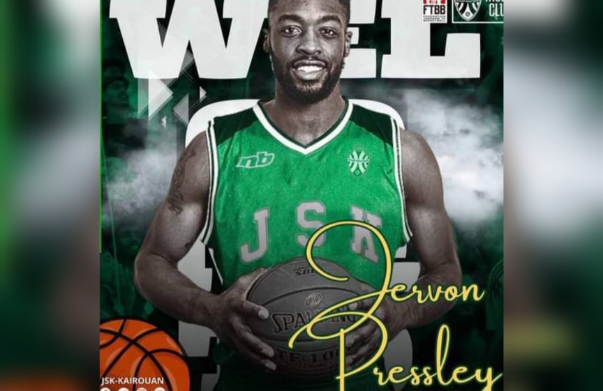 كرة السلة..الشبيبة القيروانية تتعاقد مع اللاعب الأمريكي“JERVON PRESSLEY”